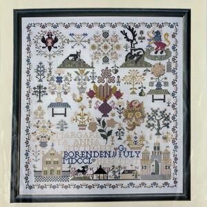 Permin of Copenhagen Zeeland 1763 Cross Stitch Pattern Chart 150412 Sampler